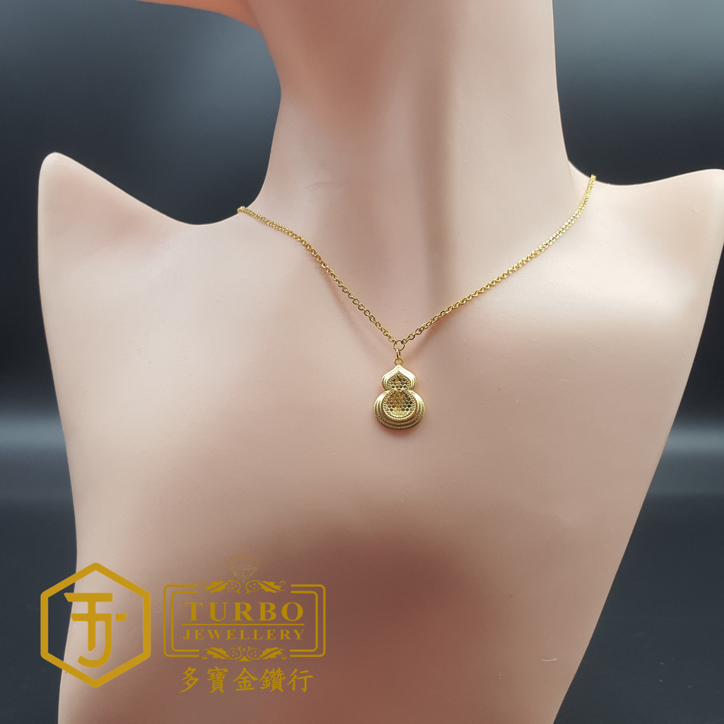 20260330_124649 [916G] Gourd Honeycomb Polo Necklace 葫芦蜂窝Polo颈链 Rantai Leher Polo Sarang lebah labu