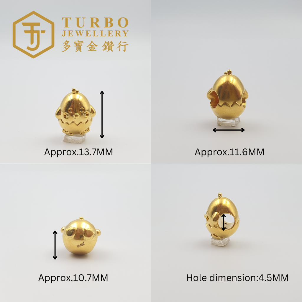 20260509_164020 [916G] Rooster Micro-Gold Charm 生肖鸡微金通咀