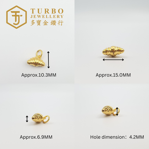 20260509_165302  [916G] Croissant Micro-Gold Pendant 牛角包微金立体咀