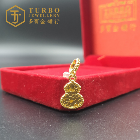 20260509_165349  [916G] Honeycomb Gourd Micro-Gold Pendant 蜂窝葫芦微金立体咀