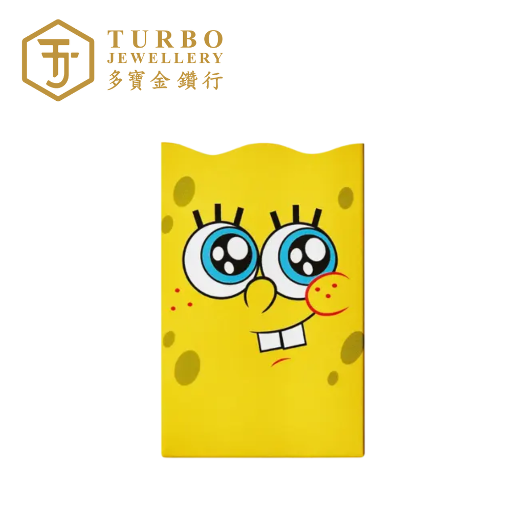 SpongeBob SquarePants collectible presentation card for Perth Mint 1GM gold bar