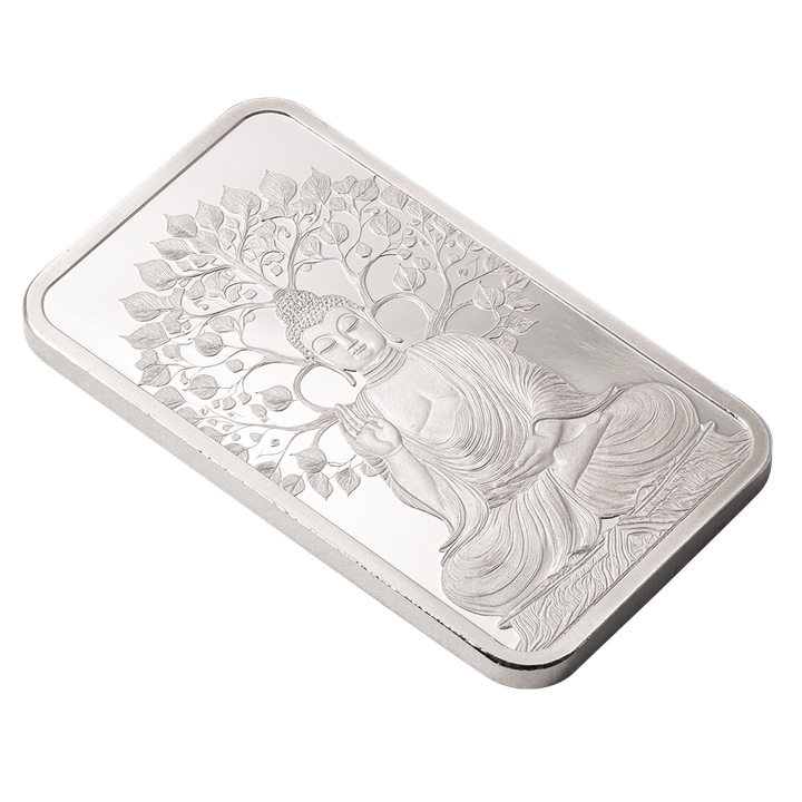 TURBO 1oz PAMP The Buddha Silver Bar 999 Silver – Obverse Design