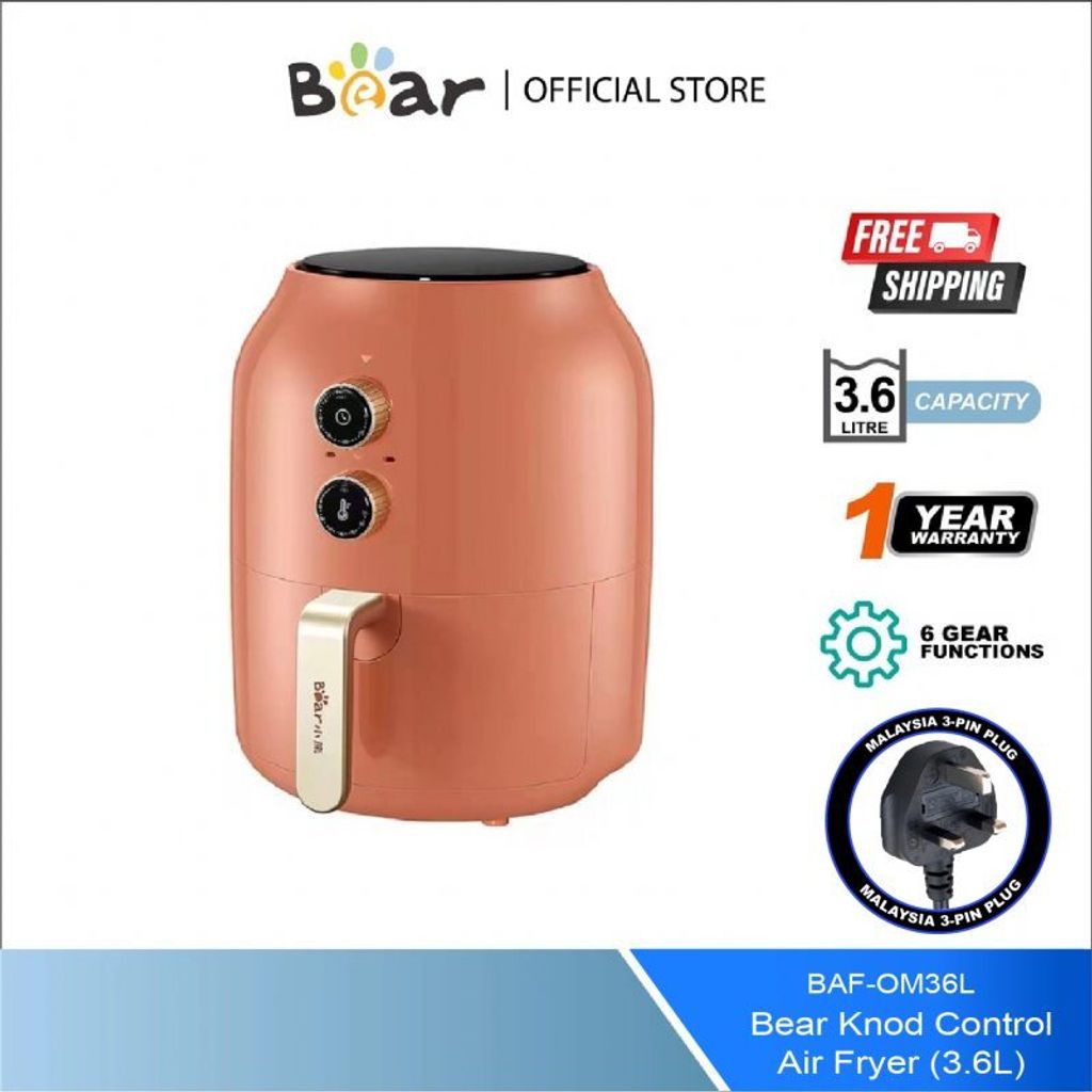 Bear Air Fryer 3.6L – Bald Gadgets