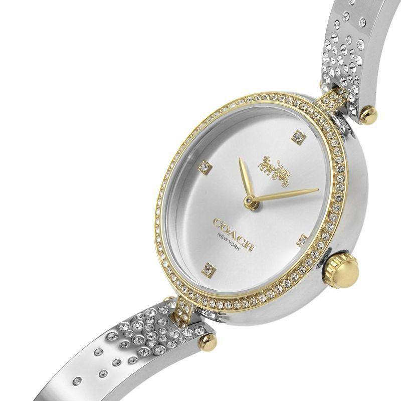 COACH PARK TWO TONE STEEL WITH CRYSTALS WOMEN S WATCH 14503652 DYRA NADIRA INDUSTRIES