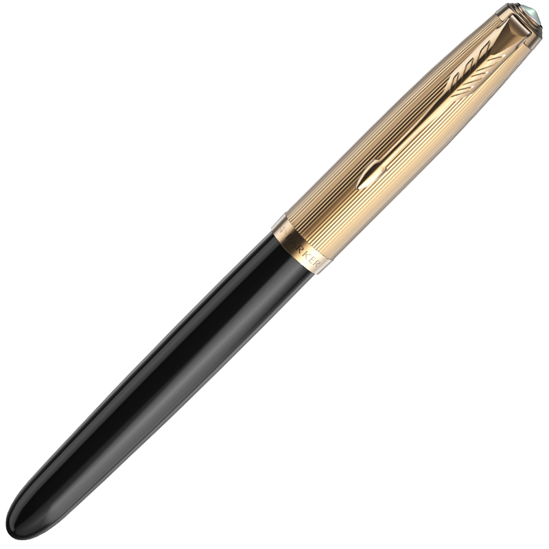 PARKER 派克51系列金蓋黑桿18K 鋼筆– Parker & Waterman Pens