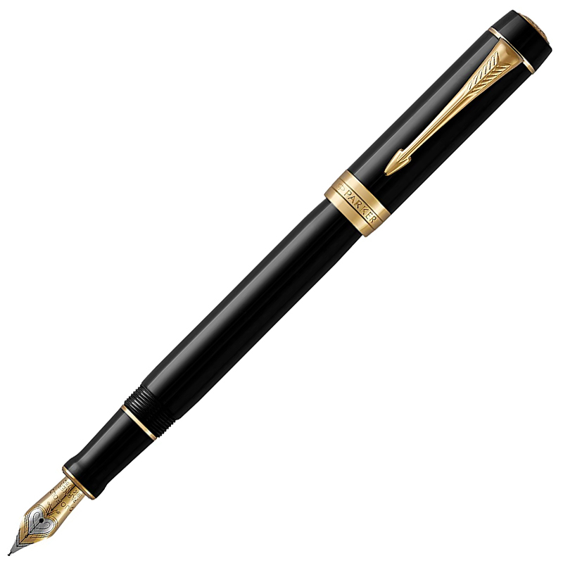 Parker 18K金　万年筆 クラシック 黒金 Parker 18K金 万年筆 クラシック 黒金 パーカー 万年筆 ソネット