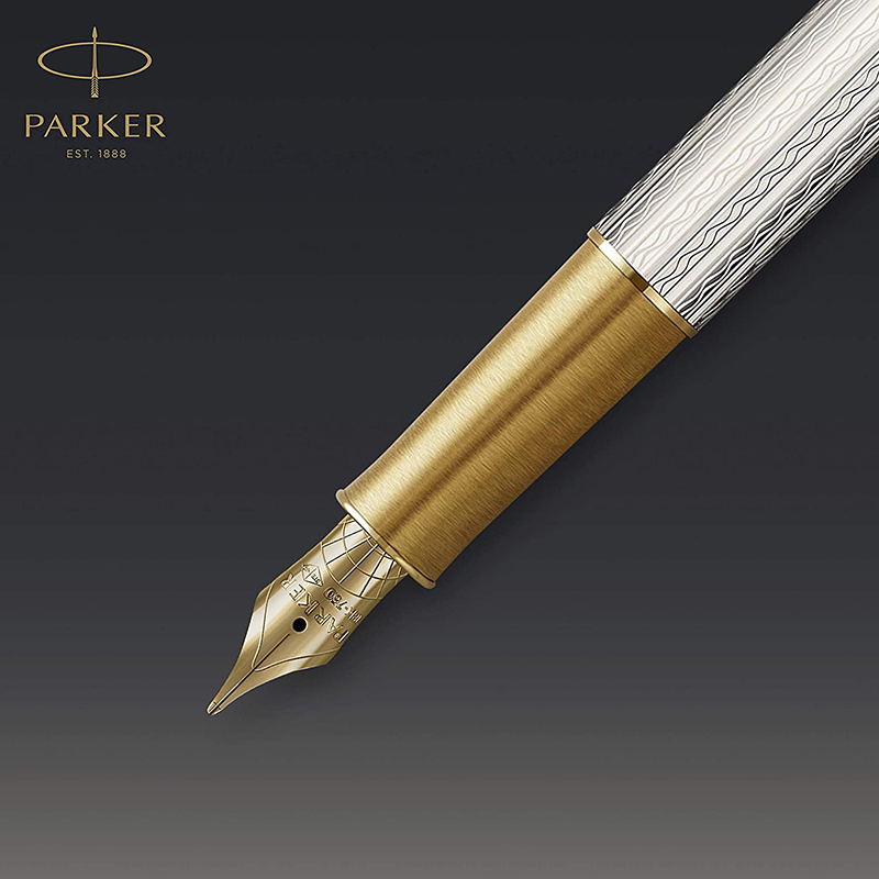 PARKER 派克18K金卓爾致臻系列純銀F尖鋼筆– Parker & Waterman Pens