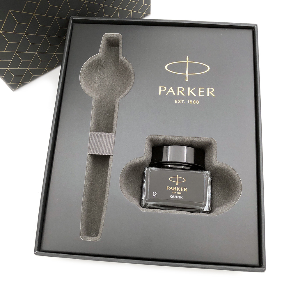 PARKER 派克新IM經典系列理性黑F尖鋼筆墨水禮盒組– Parker & Waterman