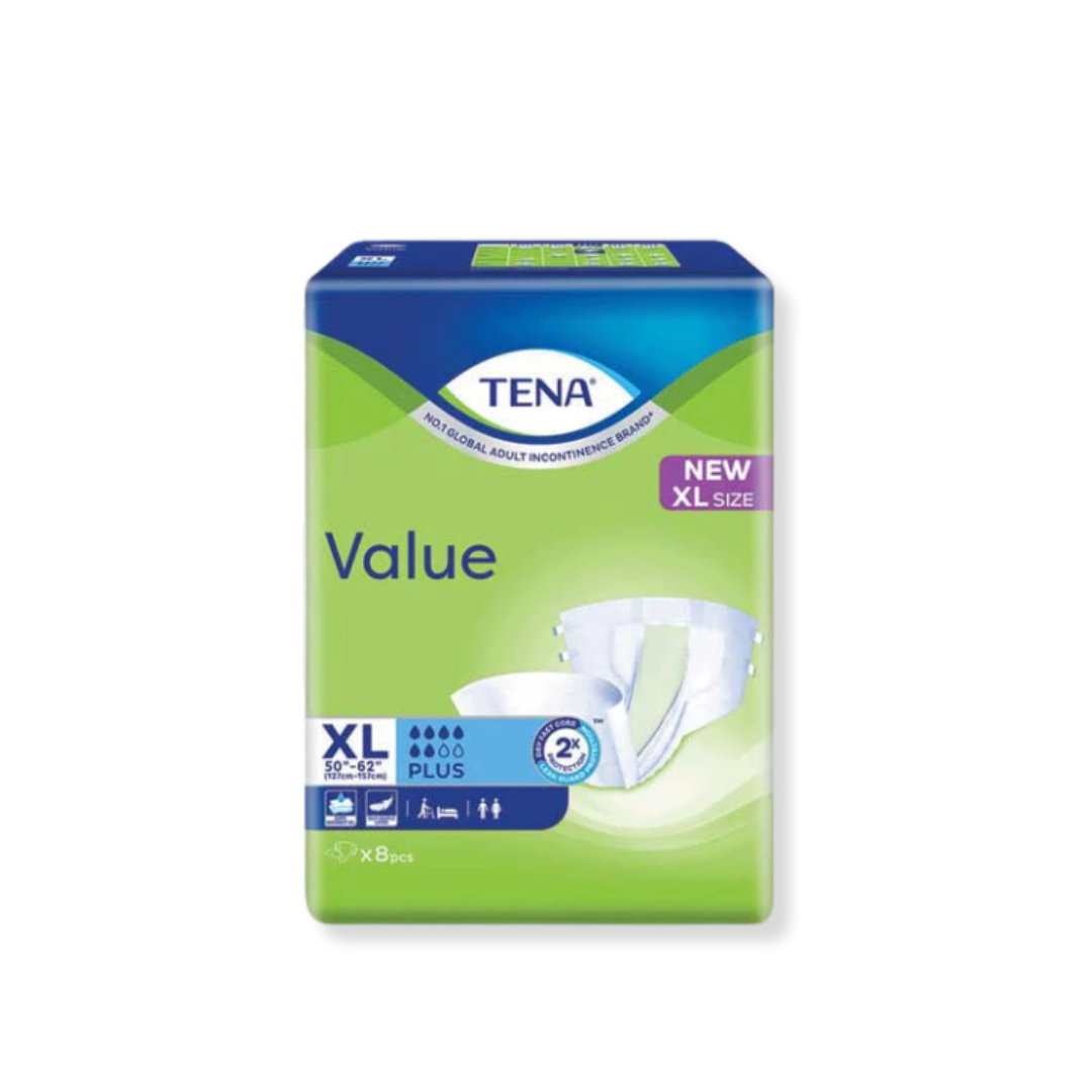 Tena Diapers Value XL 8s