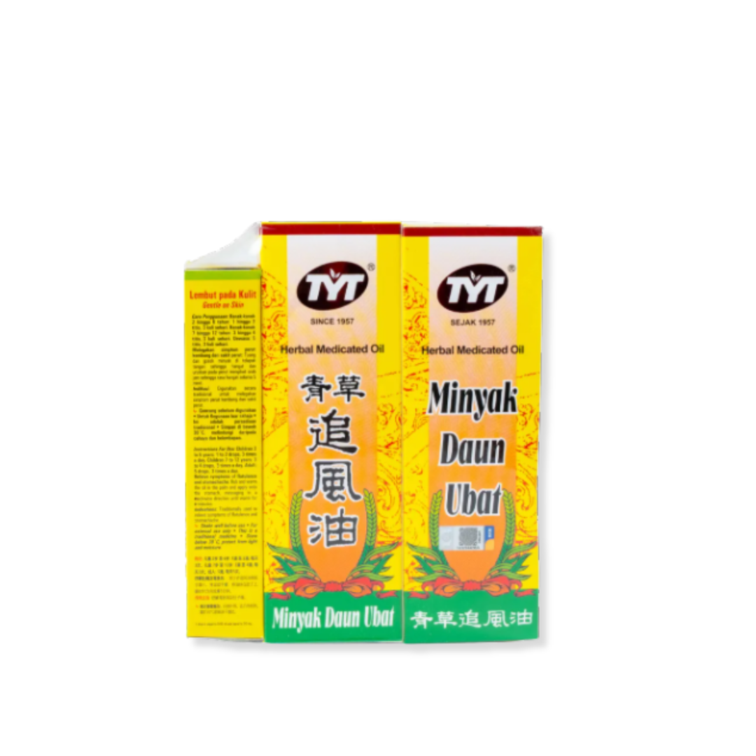 TYT Herbal Medicated Oil 86mlX2 (FREE 10ml)