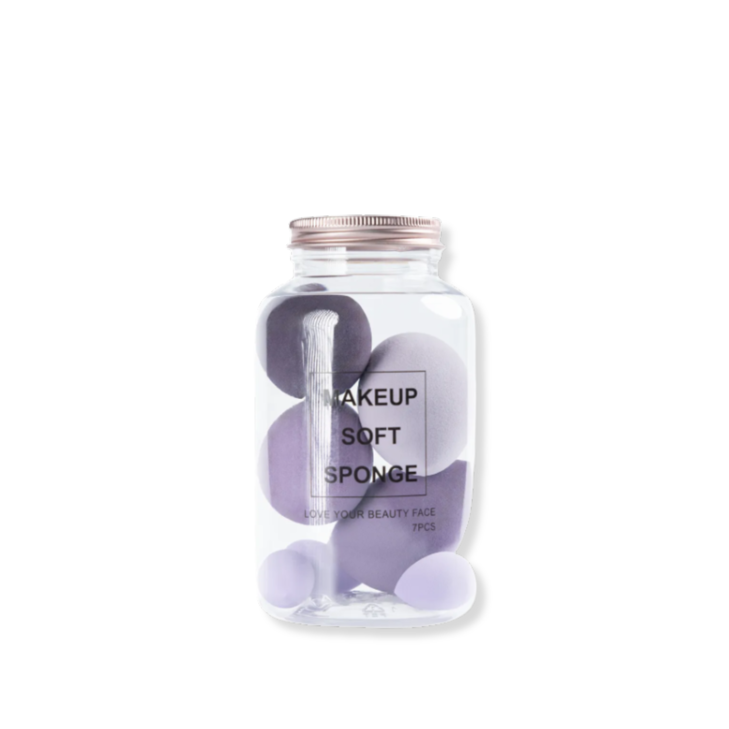 Makeup Puff Sponges Mul Sizes Purple 7S