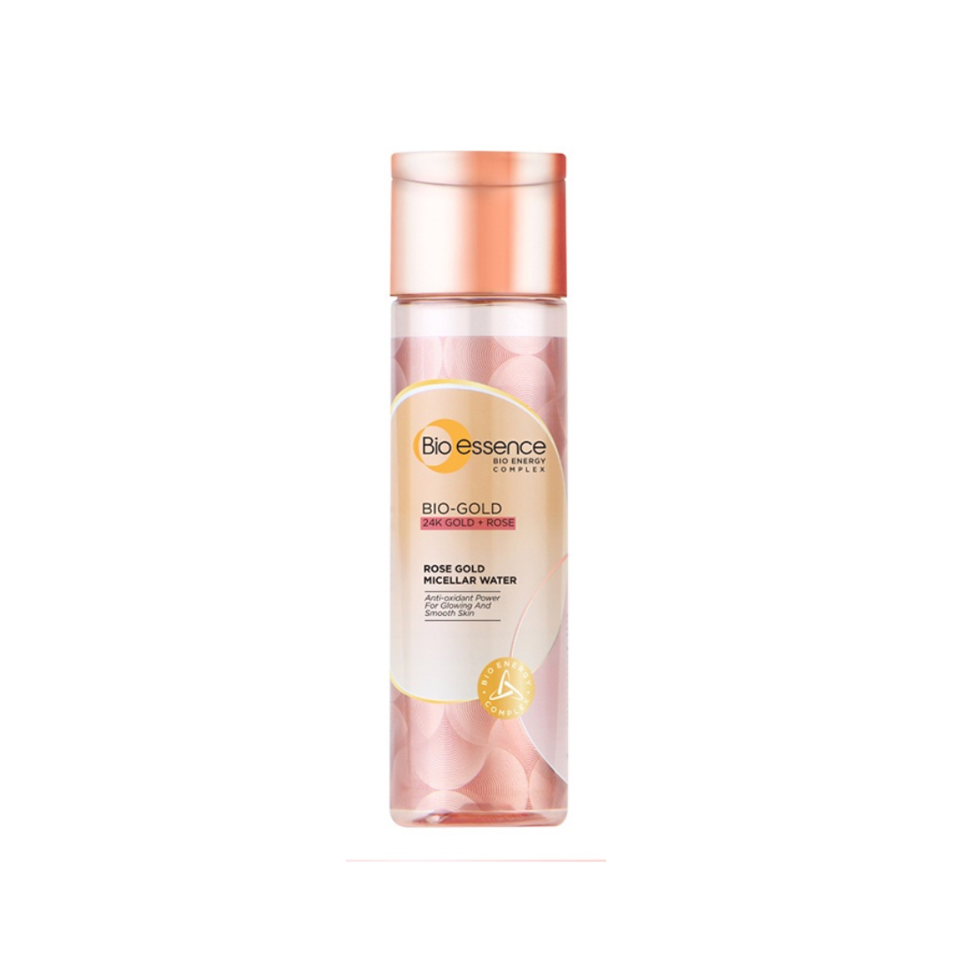 BIO ESSENCE BIO-GOLD ROSE GOLD MICELLAR WATER 190ML SG