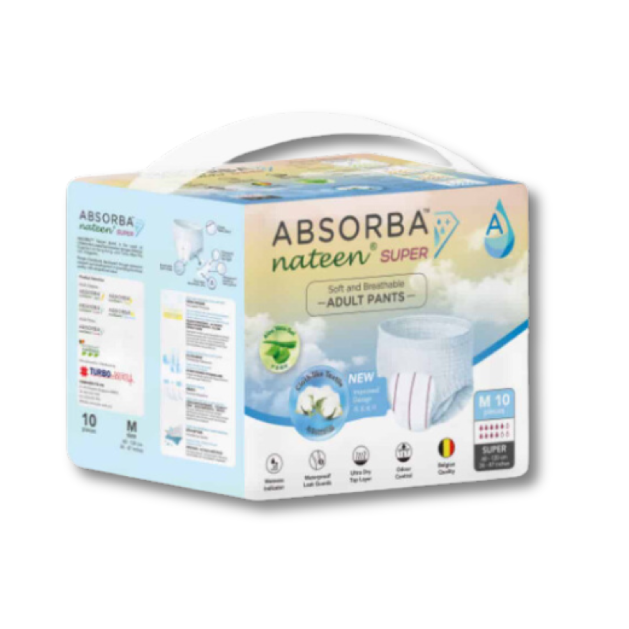 Absorba Nateen Super Adult Pants M 10’s