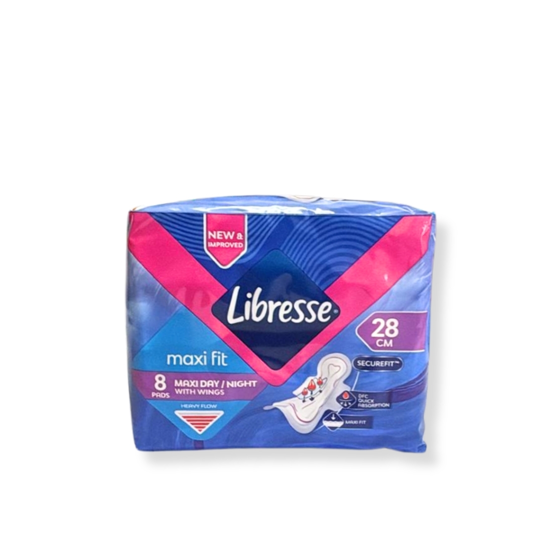 Libresse Maxi Wings 28cm 8's