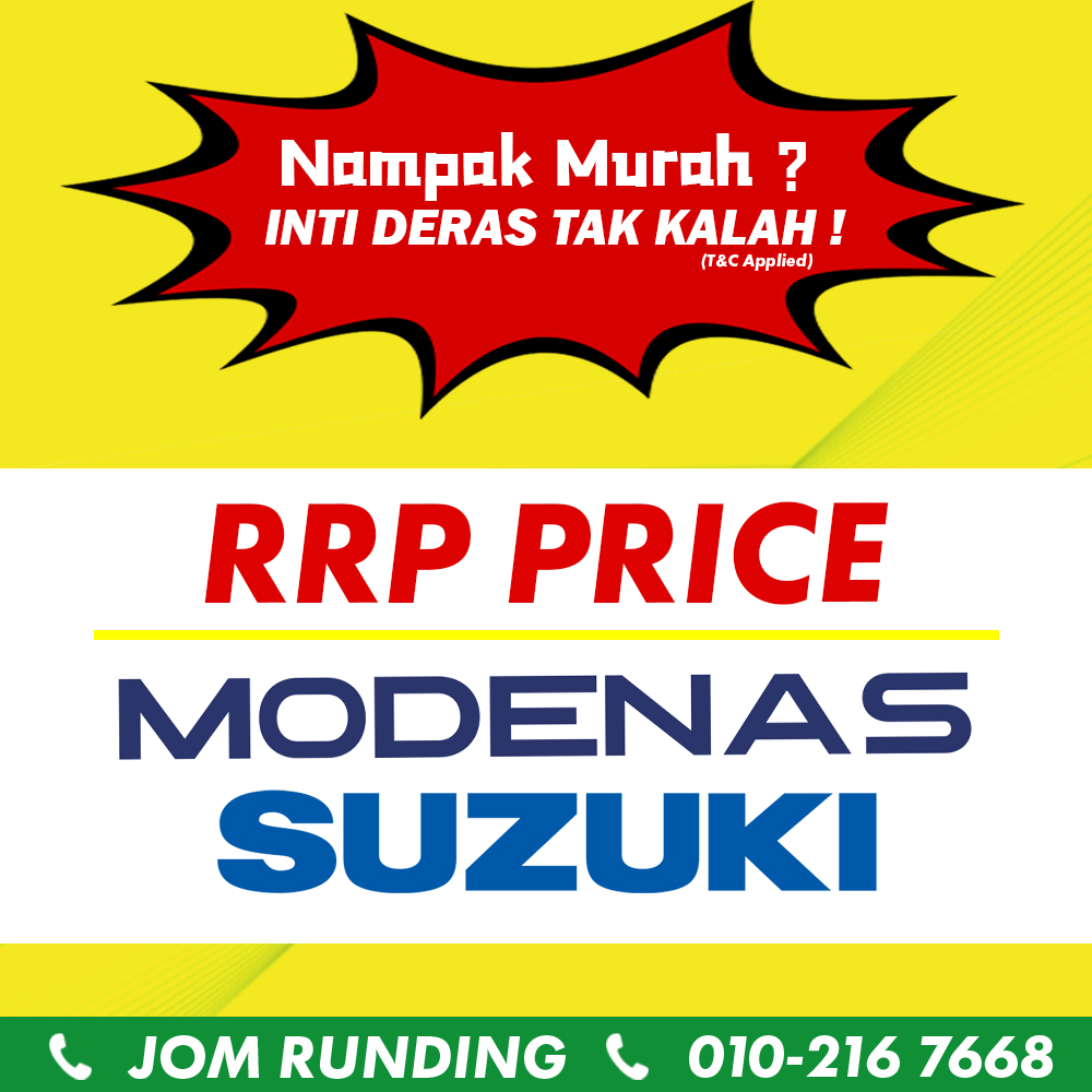 Nampak Murah Modenas Suzuki