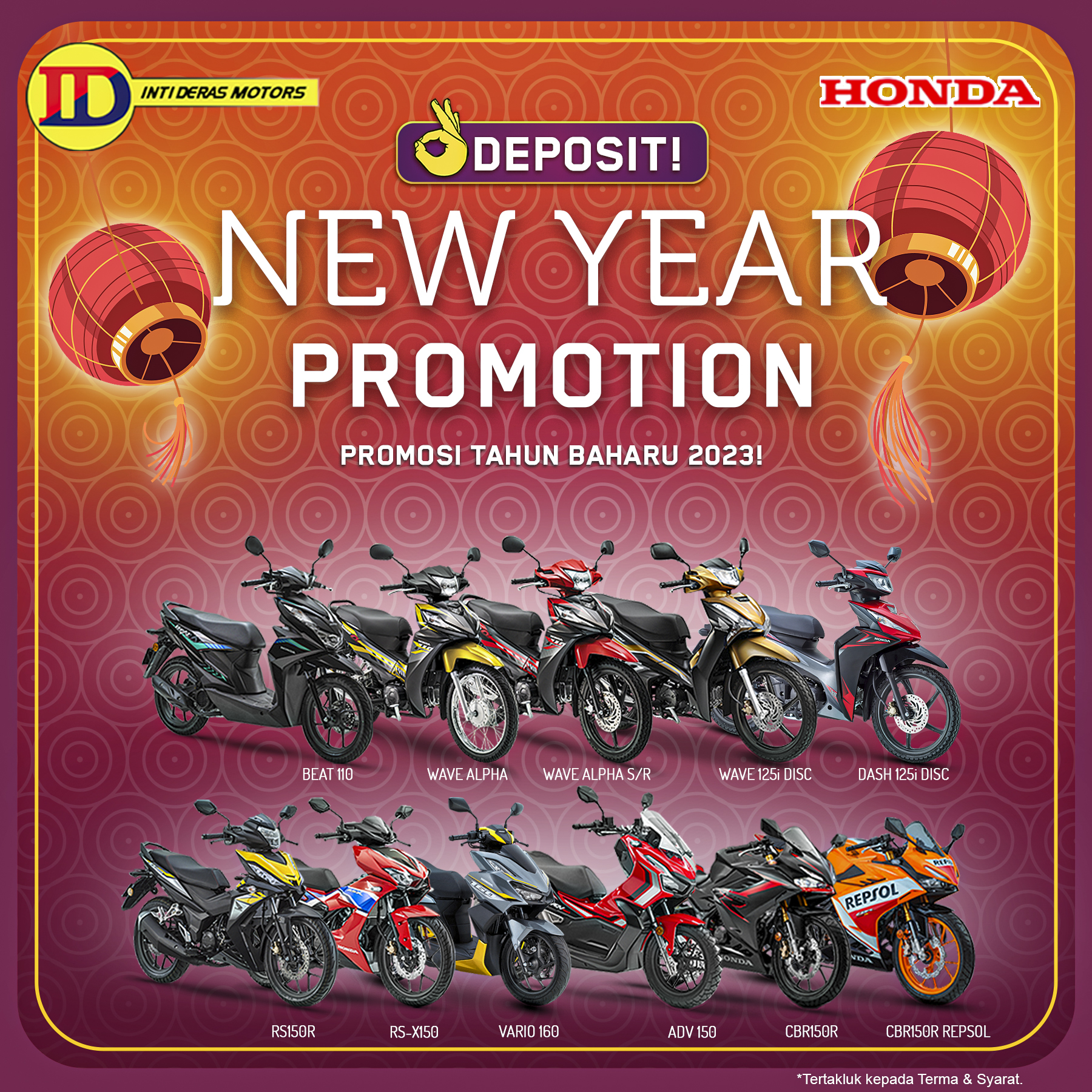 Xmas Promotion HONDA