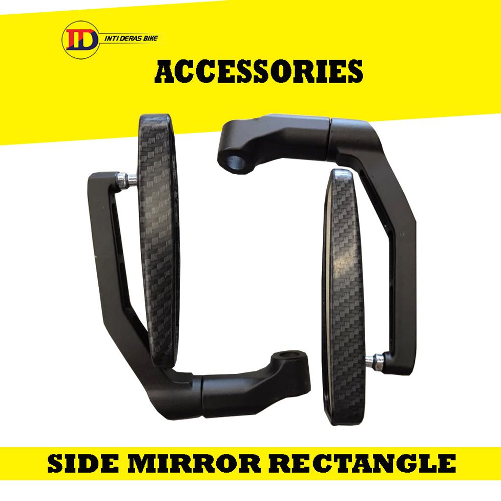 SIDE MIRROR RECTANGLE-CARBON