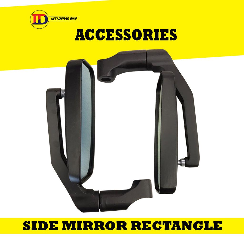 SIDE MIRROR RECTANGLE-BLACK