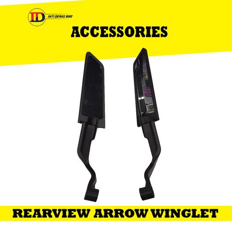REARVIEW MIRROR WINGLET - BLACK 1