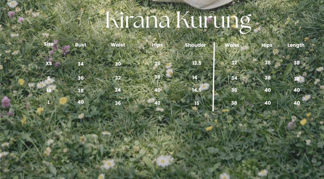 Orange White and Neutral Plain Muslim Wear Size Chart Instagram Post-2