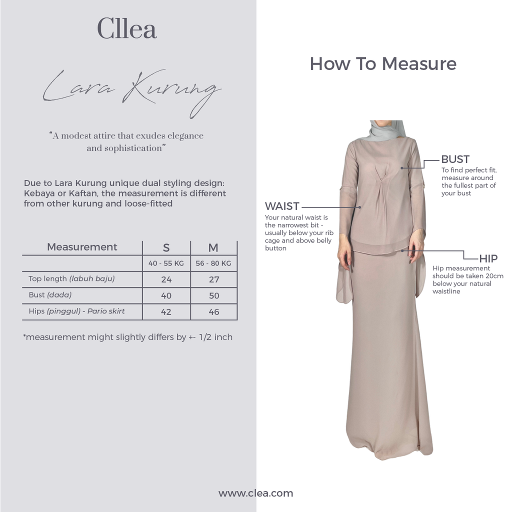 Lara Kurung Size Chart - Final 01-01