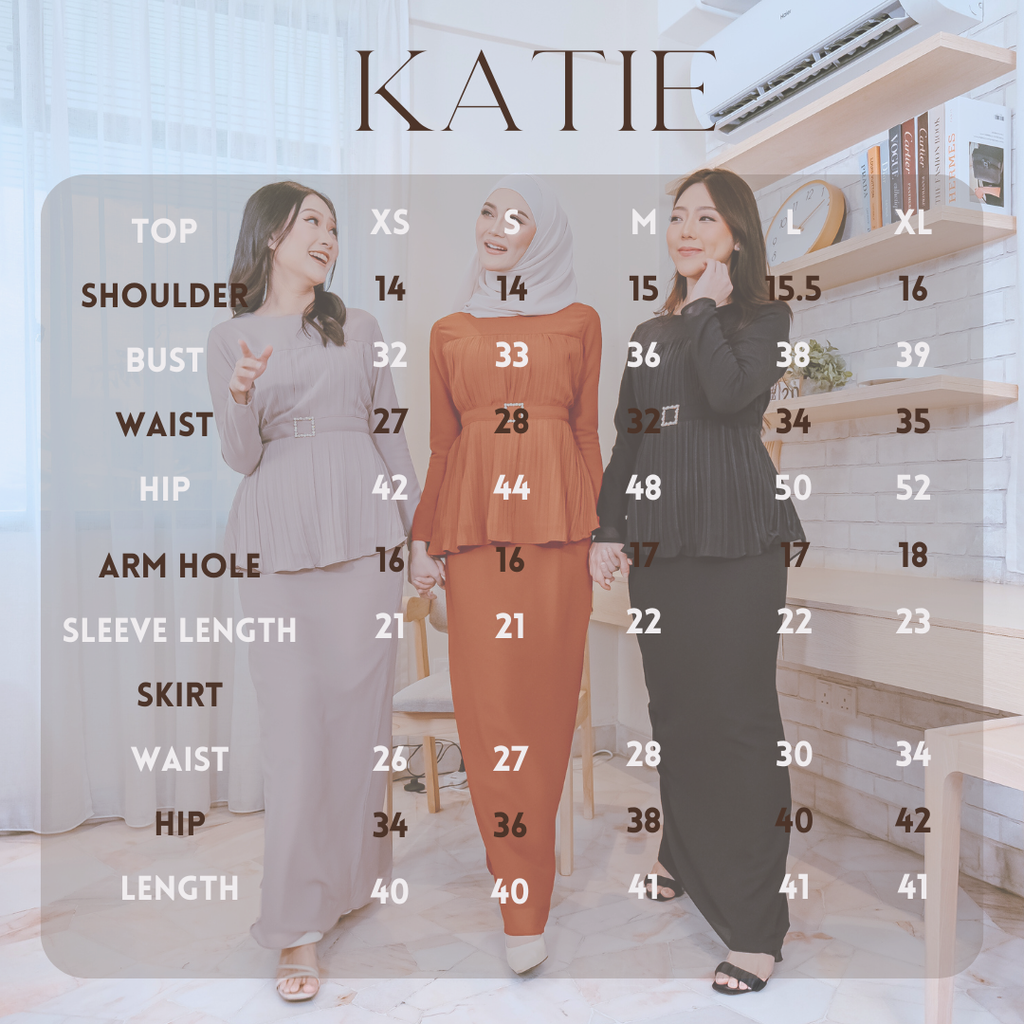 KATIE SIZE CHART