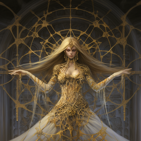 chaosmitt_Arachne_in_her_majestic_immortal_form_stands_in_front_041d3986-a57d-4330-98d7-fbceea3d14a9