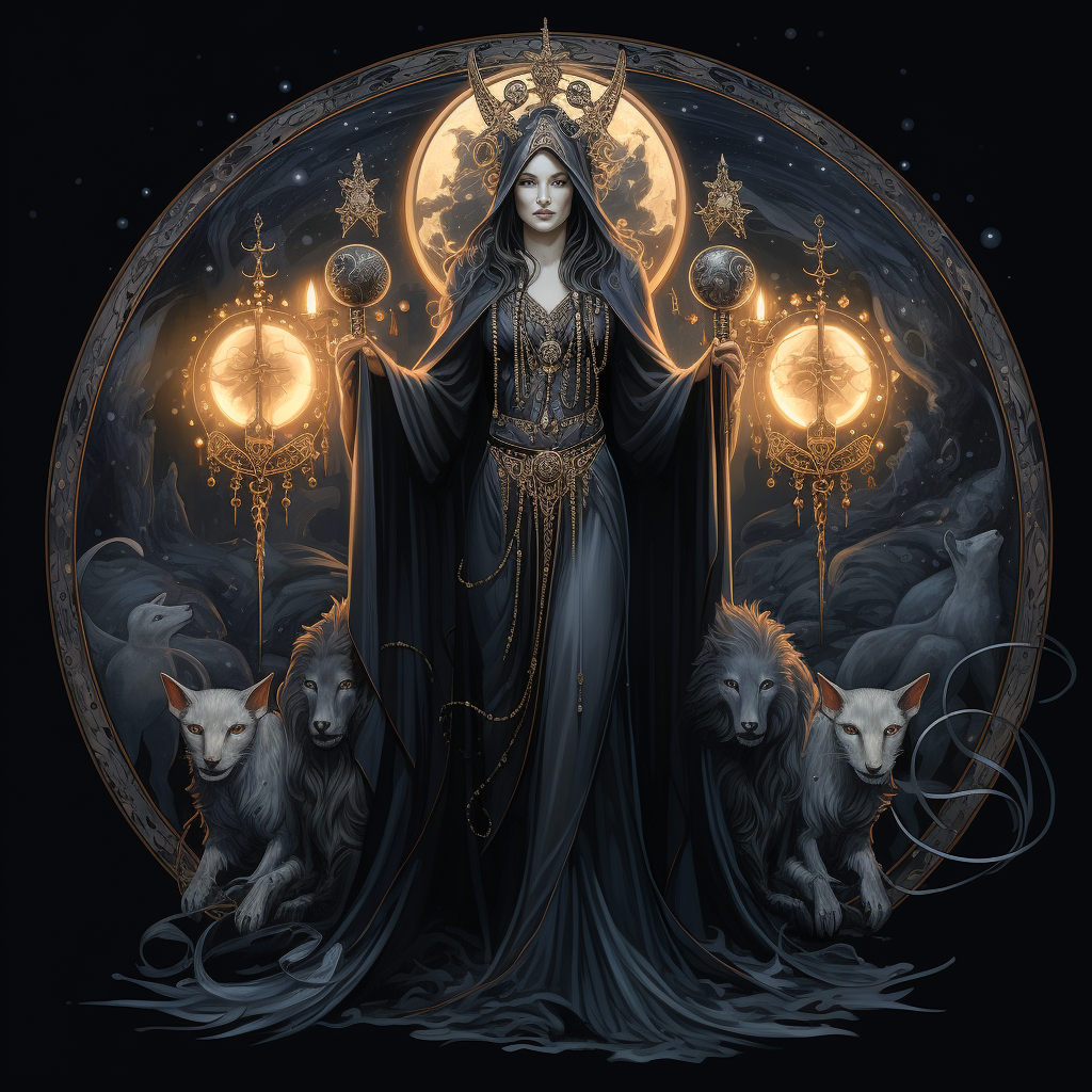 chaosmitt_Envision_Hecate_the_captivating_Greek_goddess_standin_eddf44e2-3ab3-446e-a90a-f04dda1d9fb5