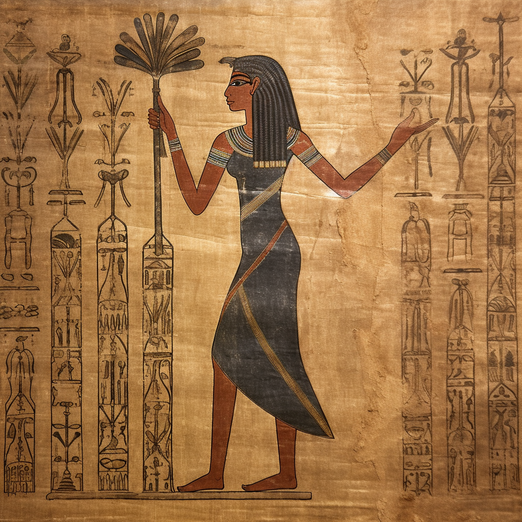 chaosmitt_Depict_Seshat_as_an_elegant_and_statuesque_figure_in__6642fa81-2f4c-40f7-b41d-84e47cd29ed8