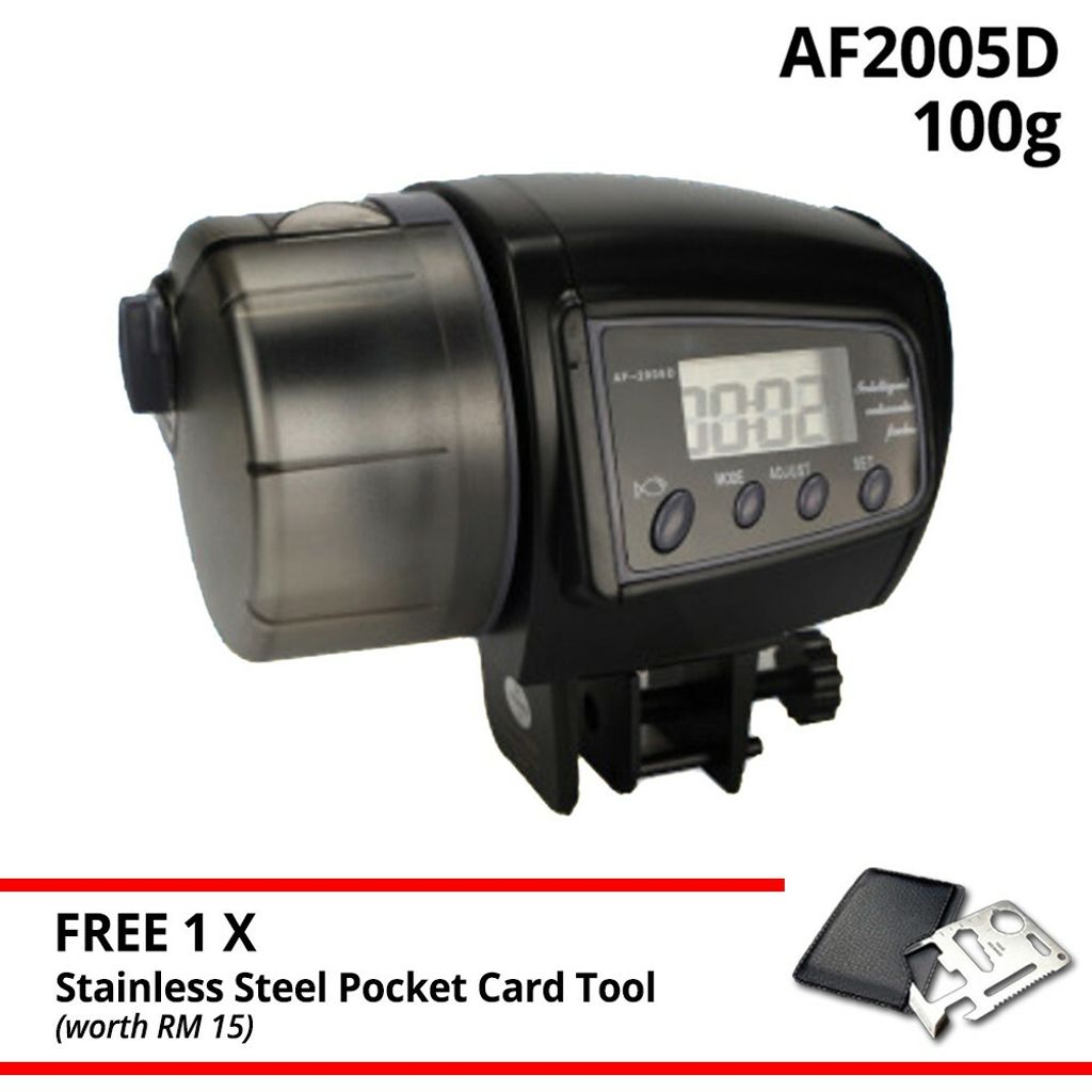 RESUN Automatic Fish Feeder Aquarium Food Auto Pet Feeder Timer