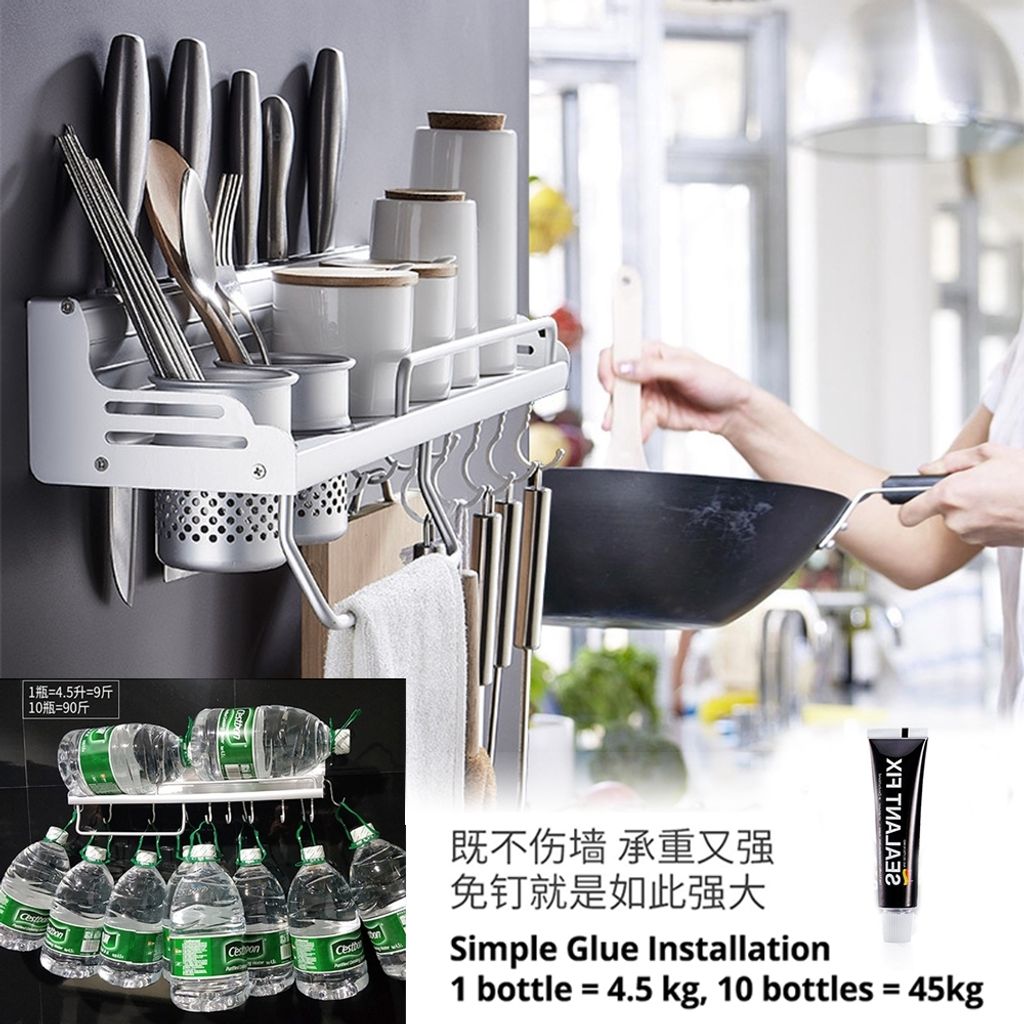 60cm Utensils Organizer Rack Cutlery Plate Holder Dish Storage Easy