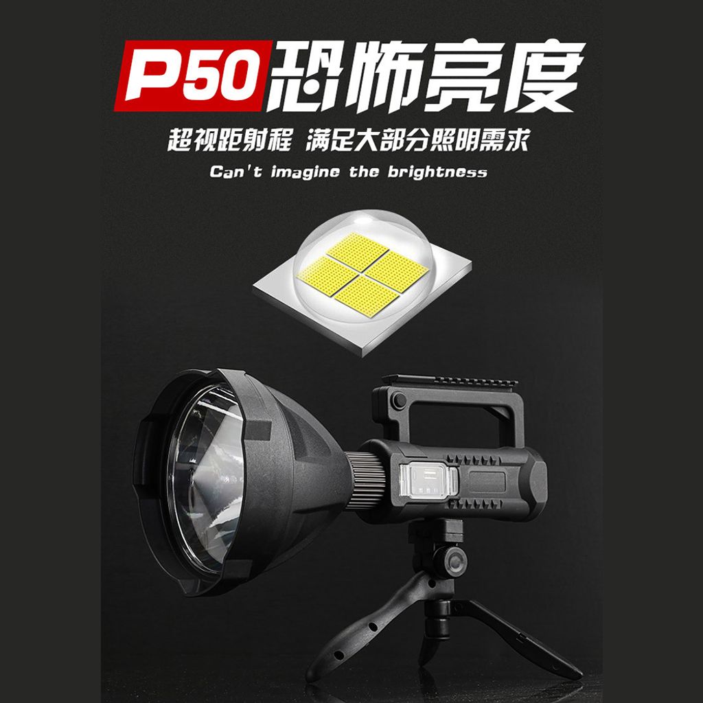 W591 W590 Powerful LED Flashlight Portable Torch Light Super Bright