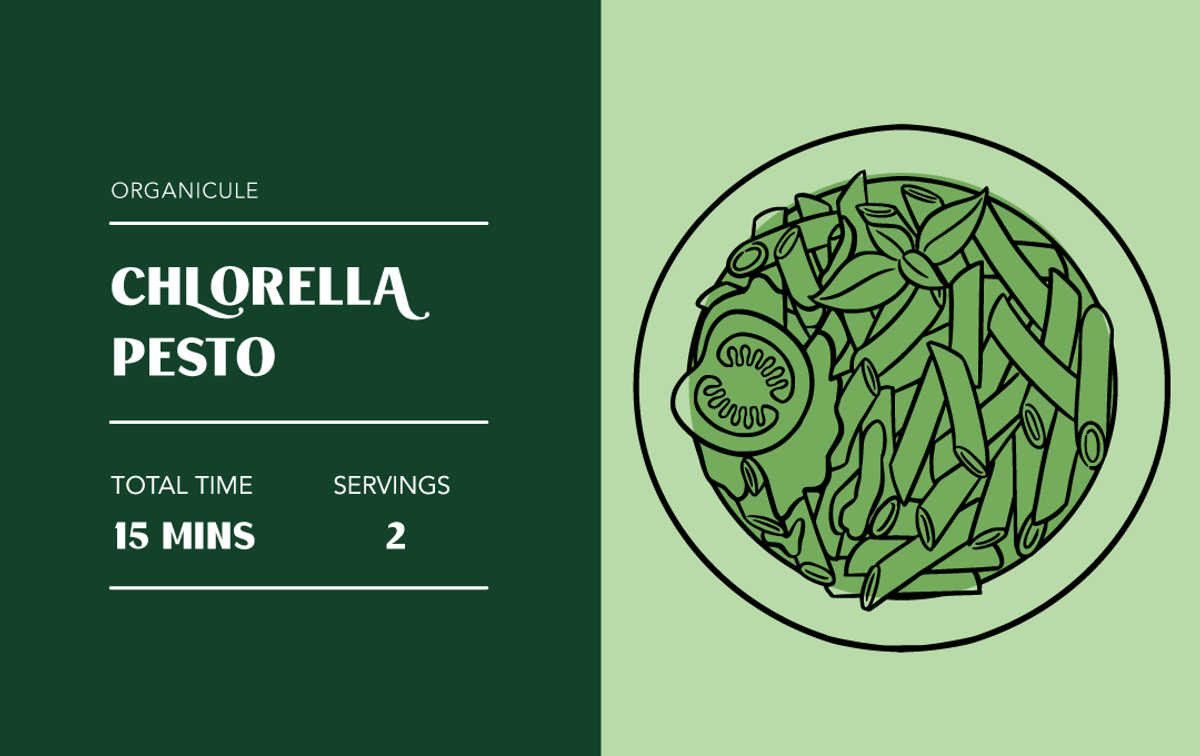 Organicule's Chlorella Pesto