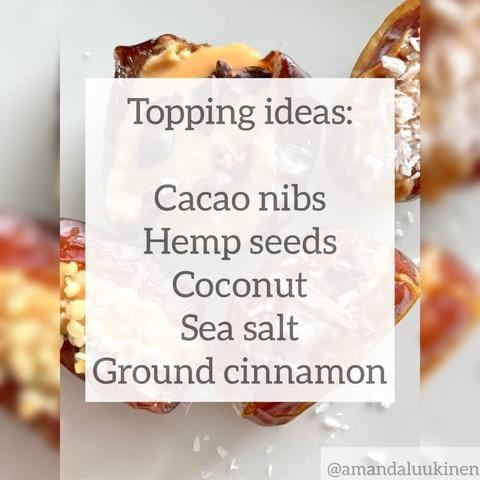 Cacao Nib Stuffed Dates Recipe