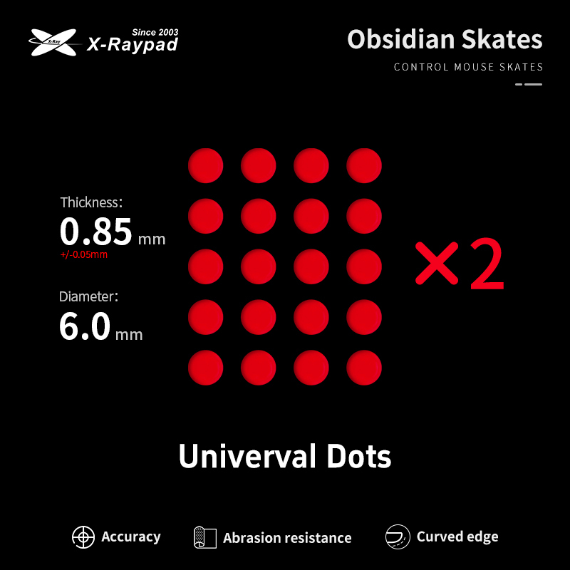 Obsidian-universal-dot-skate-D6.0-mm