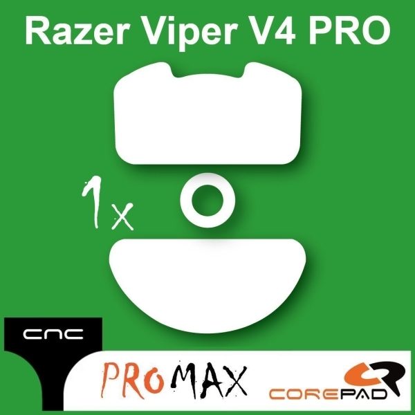 Corepad Skatez PRO MAX CNC machined milled Razer Viper V4 PRO