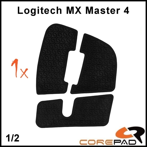 Corepad Soft Grips Logitech MX Master 4 black 01