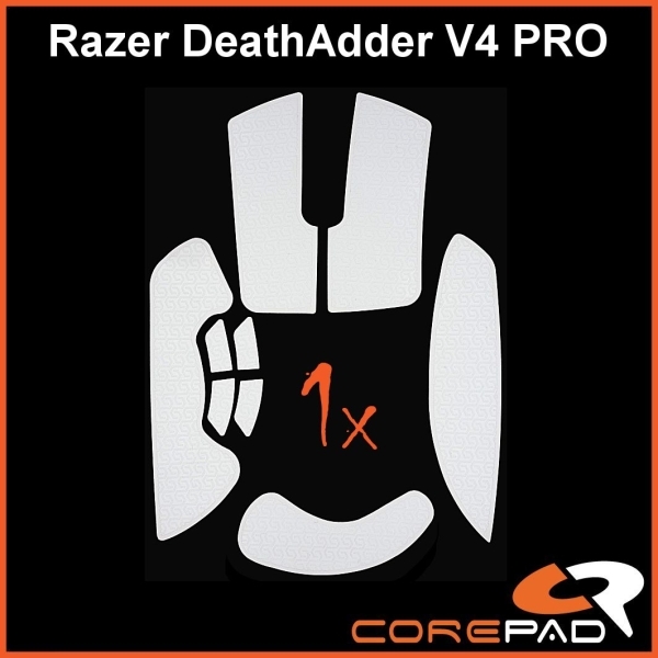 Corepad Soft Grips Razer DeathAdder DA DA4 4 V4 PRO white 01
