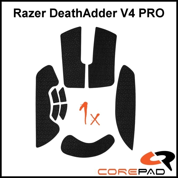 Corepad Soft Grips Razer DeathAdder DA DA4 4 V4 PRO black 01