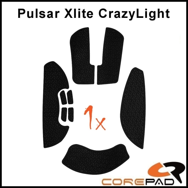 Corepad Soft Grips Pulsar Xlite CL CrazyLight V3 V4 mini Size 1 black 01