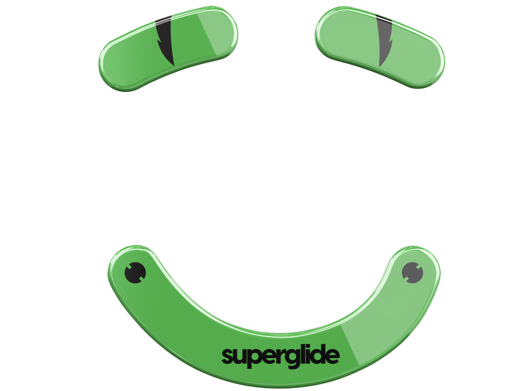 Pulsar-Superglide-Glass-Skate-Razer Deathadder V2 hyperspeed-Pro-Green for only skate.png