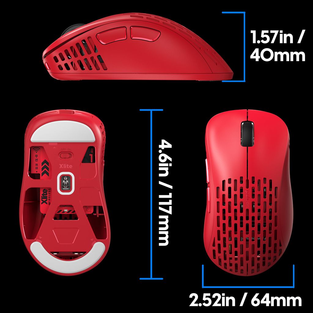 Red Edition] X2H Mini Gaming Mouse – Pulsar Gaming Gears