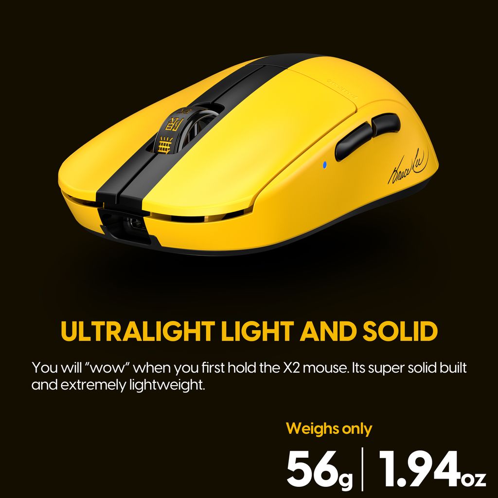 Pulsar X2/ X2 Mini Bruce Lee Edition (LIMITED EDITION) Wireless Gaming Mouse