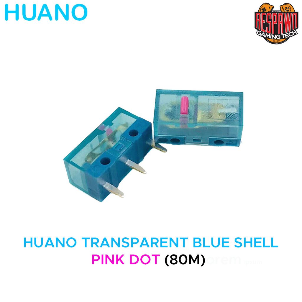 HUANO TRANSAPARENT BLUE SHELL PINK DOT TEMPLATE