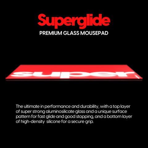 Pulsar Superglide Glass Mousepad_Red_002