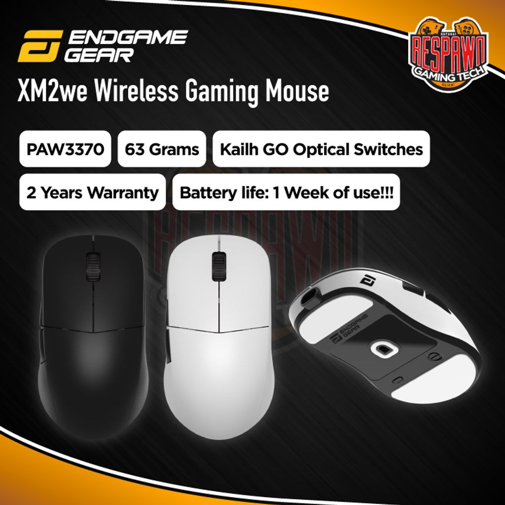 Rato Gaming Endgame Gear XM2we Wireless - Preto