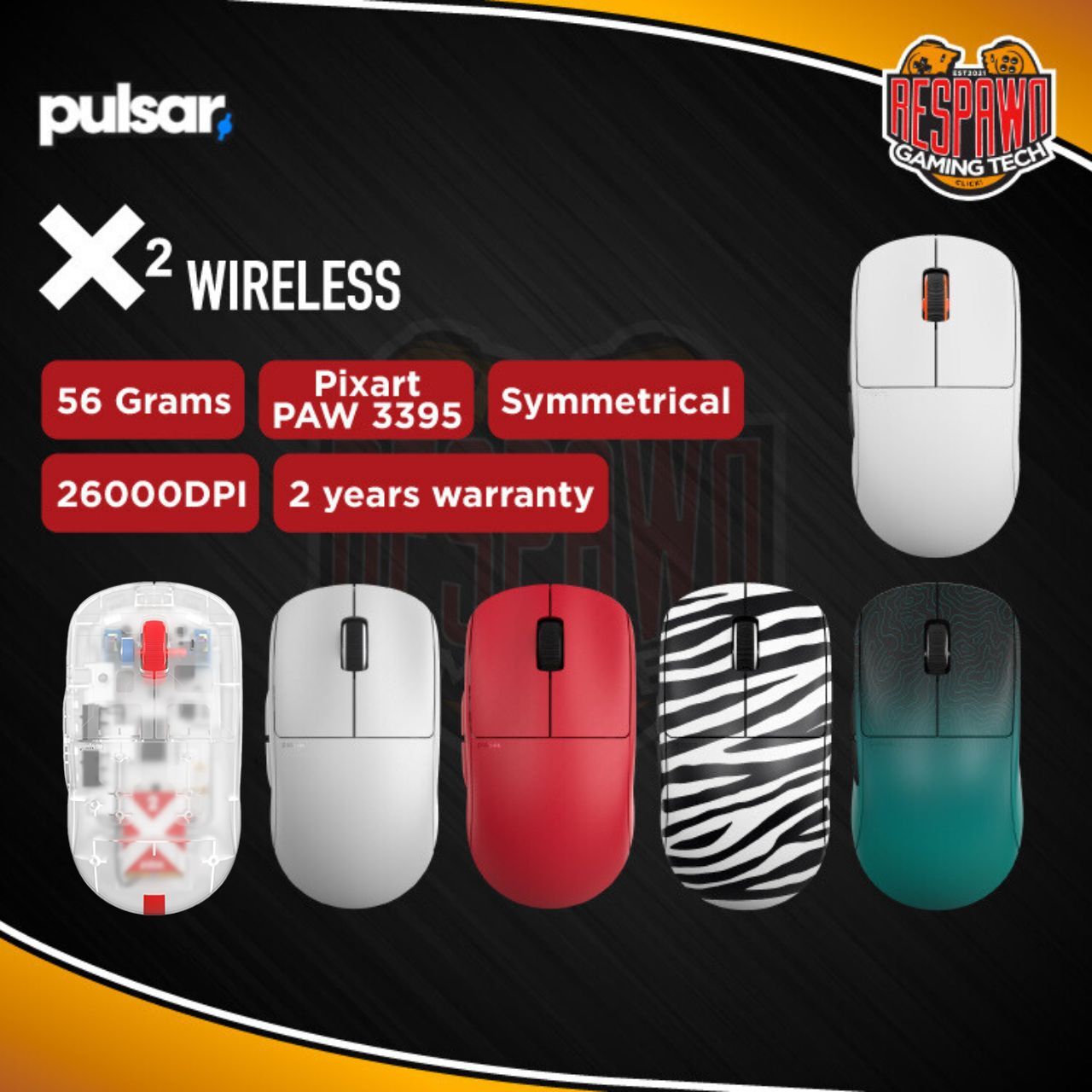 Red Edition] X2H Mini Gaming Mouse – Pulsar Gaming Gears