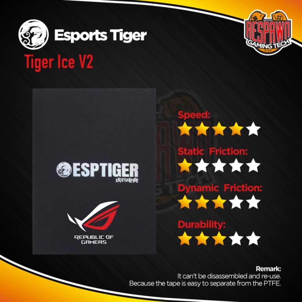 Esports Tiger ICE V2 Asus Respawn Gaming Tech