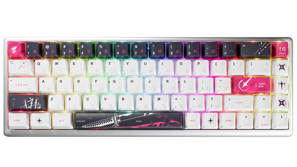 Yuki Aim Hall Effect Magnetic 65% Gaming Keyboard Katana Edition