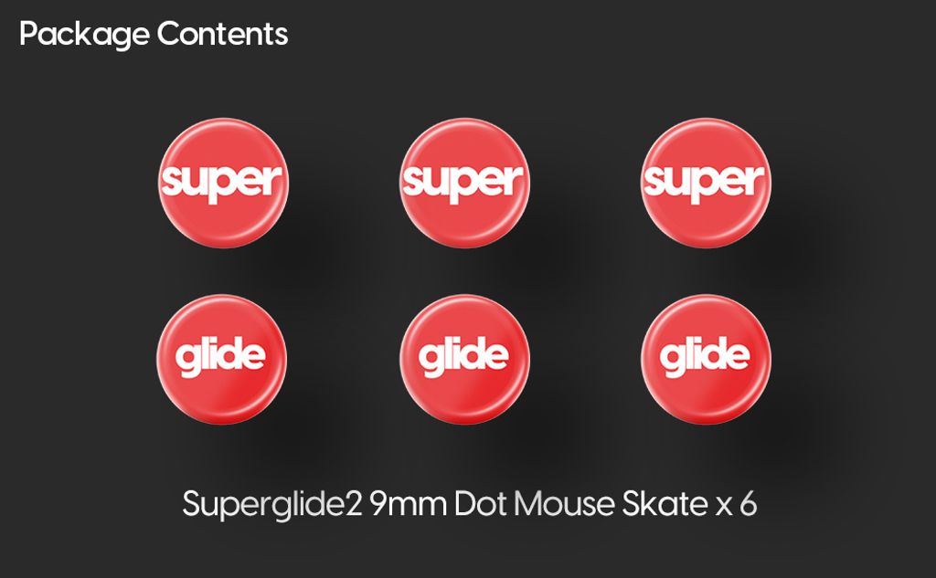 Pulsar Gaming Gears Superglide2 9mm dot Glass mouse skates_04